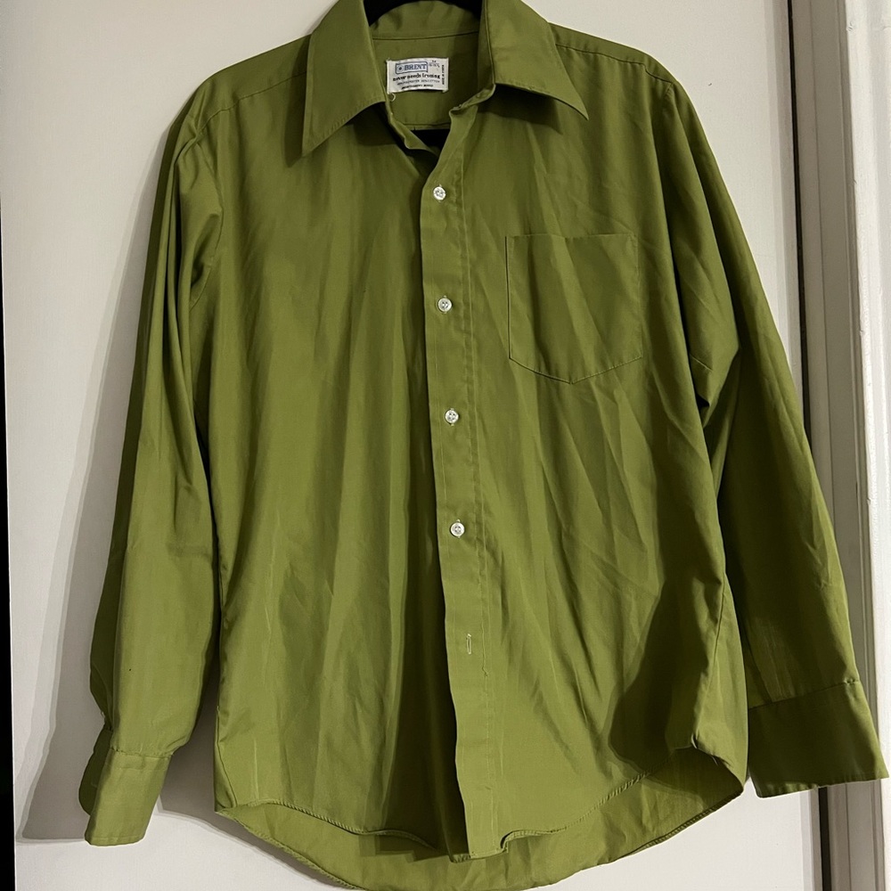 Men’s green Dress shirts by Brent.